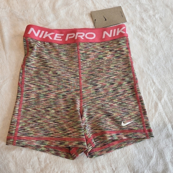 Nike Pants - Nike Pro Women's High Rise 3" Training Shorts - HJ6348-629 - XS New Yoga Running